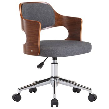 Krzesło stołowe, szary, tkanina, drewno, metal, 47 / AAALOE - Inny producent