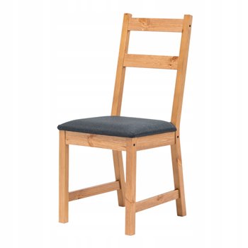 Krzesło tapicerowane do jadalni salonu drewniane kuchenne solidne stabilne - inna (Inny)