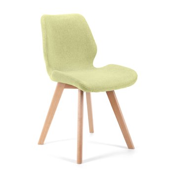 Krzesło tapicerowane materiałowe SJ.0159 do salonu 4 sztuki - Zielone - FABRYKA MEBLI AKORD