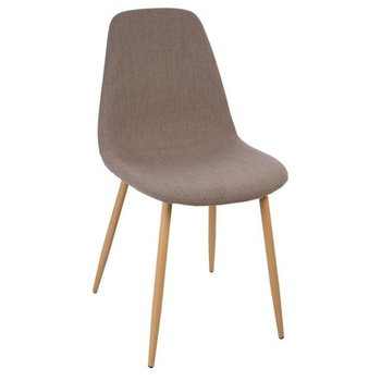 Krzesło tapicerowane MIA HOME Comfort, beżowe, 45x53x87 cm - MIA home