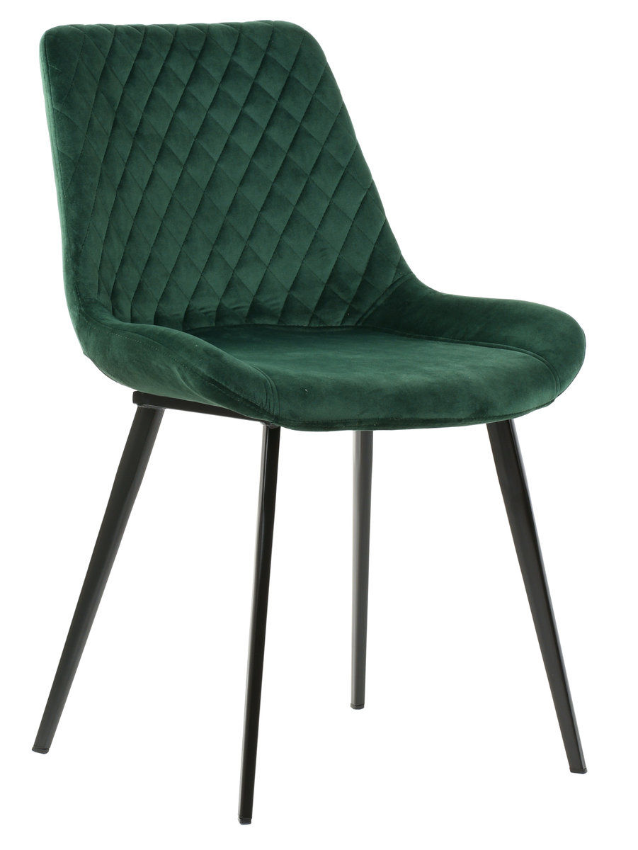 Zdjęcia - Krzesło ExitoDesign  tapicerowane Nora velvet zielony 