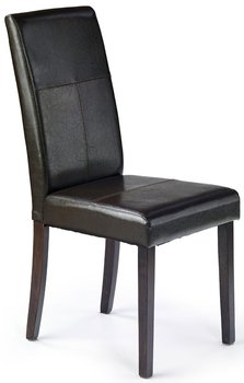 Krzesło tapicerowane PROFEOS Corel, brązowe, 46x45x95 cm - Profeos