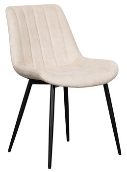 Krzesło Tapicerowane Roploy Beżowy Velvet - Selsey
