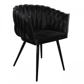 Krzesło Tresse czarne - Intesi