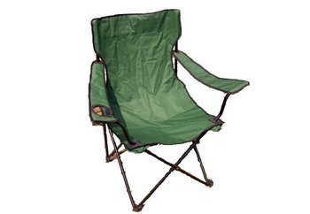 Krzesło turystyczne, campingowe, zielone, 85x50x85 cm  - Garthen