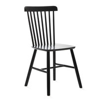 Krzesło VICI czarne 48x43x86 cm drewniane HOMLA