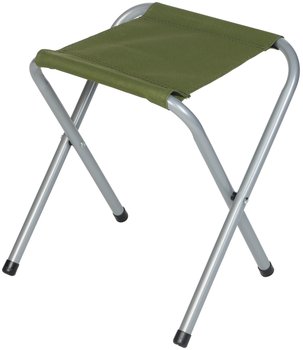 Krzesło wędkarskie, turystyczne, Taboret Składany Zielony 32x27x36 cm - ENERO CAMP
