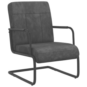 Krzesło wspornikowe, 64,5x77x88,5 cm, ciemnoszary, - Zakito