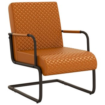 Krzesło wspornikowe industrialne brązowo-czarne 64 - Zakito Europe