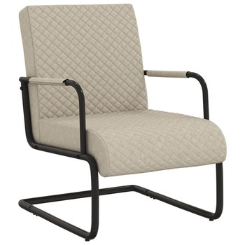 Krzesło wspornikowe, jasnoszary/czarny, 64,5x77x88 - Zakito