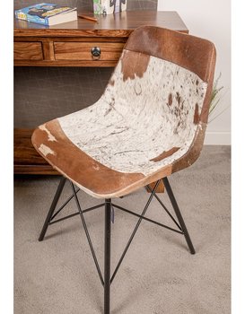 Krzesło z obiciem skórzanym M-16884 - Mandallin