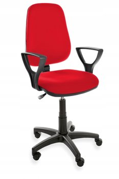 Krzesło z podłokietnikami tapicerowane regulowane - Inny producent