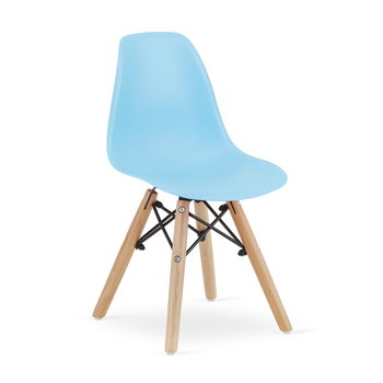 Krzesło ZUBI - niebieskie - Leobert