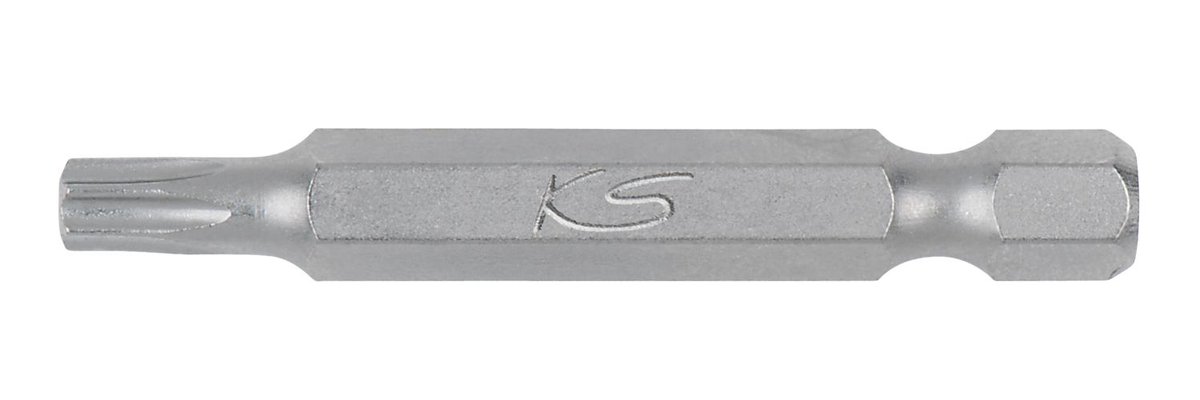KS Tools - Embout de vissage INOX TORX percé 1/4'' - L.25mm, T20 - 910.2349