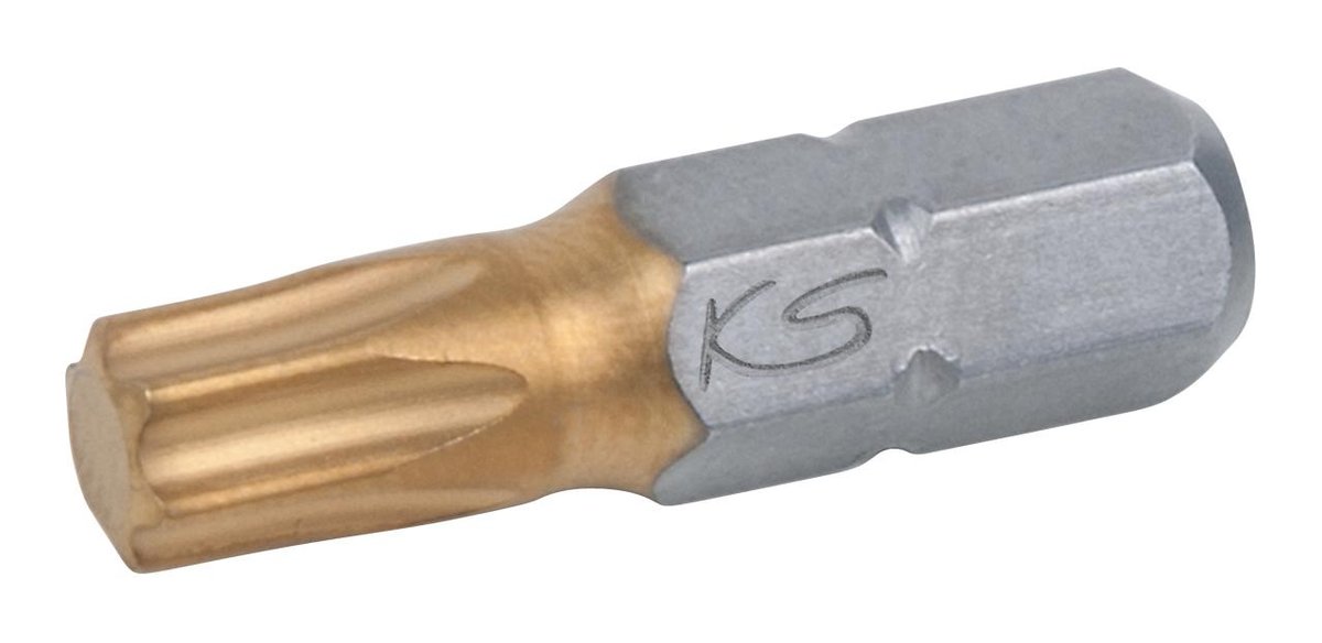 Zdjęcia - Zestaw narzędziowy KS Tools 1/4' TiN Bit do ?rub Torx,25mm,T25 