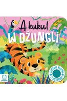 Książeczka A kuku! W dżungli. Filcowe klapki i lusterko Inna marka