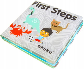 Książeczka Edukacyjna Miękka Kąpielowa Do Wody Z Piszczkiem 0M+ Akuku A0477 - Akuku