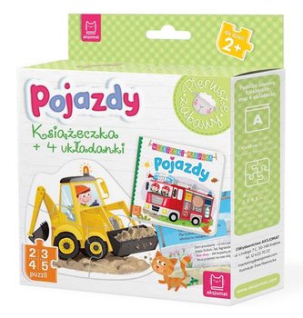 Książeczka i cztery układanki. Puzzle dla malucha. Pojazdy - Opracowanie zbiorowe