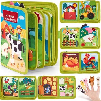 Książeczka Manipulacyjna Sensoryczna Montessori Tablica Zabawka Edukacyjna - Inna marka