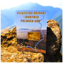 Książeczka odznaki.  Zdobywca Polskich gór. Korona Gór. Książeczka na pieczątki. Podkarpacka Fundacja Rozwoju Beskid. 32 Szczyty Łukasz Buczyński