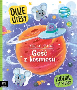 Książeczka Uczę się czytać. Gość z kosmosu. Duże litery i podział na sylaby - Inna marka