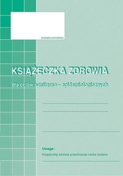 Książeczka zdrowia dla celów sanitarno-epidemiologicznych A6, Michalczyk i Prokop - MICHALCZYK I PROKOP