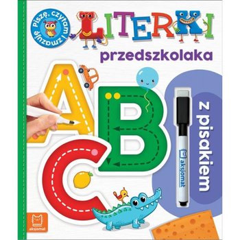 Książka Literki przedszkolaka z pisakiem. Piszę, czytam i zmazuję. Wydanie II - Inna marka