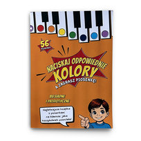 Książka: Naciskaj odpowiednie kolory, a zagrasz piosenkę! Biesiadne i patriotyczne
