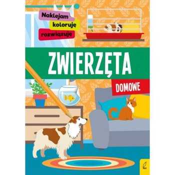 Książka Naklejam, koloruję, rozwiązuję. Zwierzęta domowe - FOKSAL