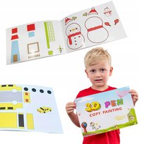 KSIĄŻKA Z SZABLONAMI DO DŁUGOPISU 3D PEN SZABLONY 14 STRON DO DRUKOWANIA