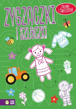 Książka Zygzaczki i szlaczki (zielone) - Zielona Sowa