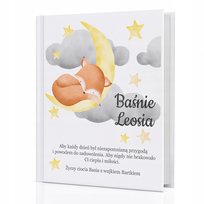 KSIĘGA BAŚNI BAJKI dla DZIECI DEDYKACJA ZDJĘCIE PREZENT na CHRZEST ROCZEK fajneprezenty.pl