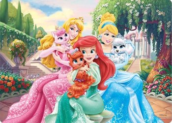 Księżniczki, filcowa mata dekoracyjna - Disney