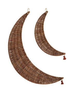Księżyc 2szt. wiklina 48cm - Madam Stoltz