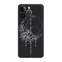 Księżyc Boho - Iphone 15 Pro Max Etui Matowe Czarne [Tif 41E]