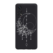 Księżyc Boho - Redmi Note 11 Pro 5G Etui Matowe Czarne [Tif 41E]