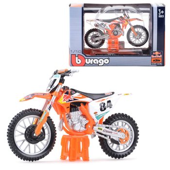 Ktm 450 Sx-F Cross Red Bull Skala 1:18 Bburago - Inna marka