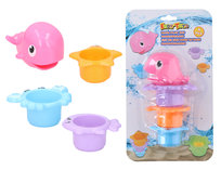 Kubeczki do kąpieli wanny wody EDDY TOYS 4el
