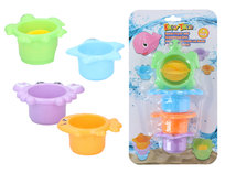 Kubeczki do kąpieli wanny wody EDDY TOYS 4el