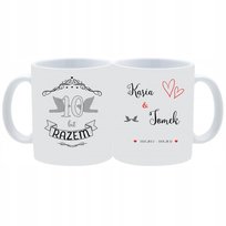 Kubek 10 Cynowa Rocznica Ślubu Prezent W184