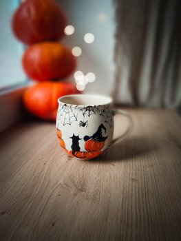 Kubek baryłka kot i dynia - Inny producent