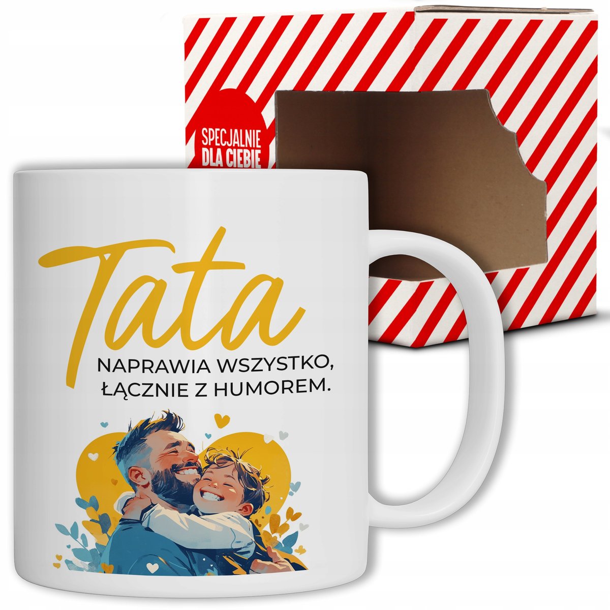 KUBEK BIA Y POMYS OWY PREZENT DLA TATY DZIE OJCA Tata NAPRAWIA kubek-bia-y-pomys-owy-prezent-dla-taty-dzie-ojca-tata-naprawia