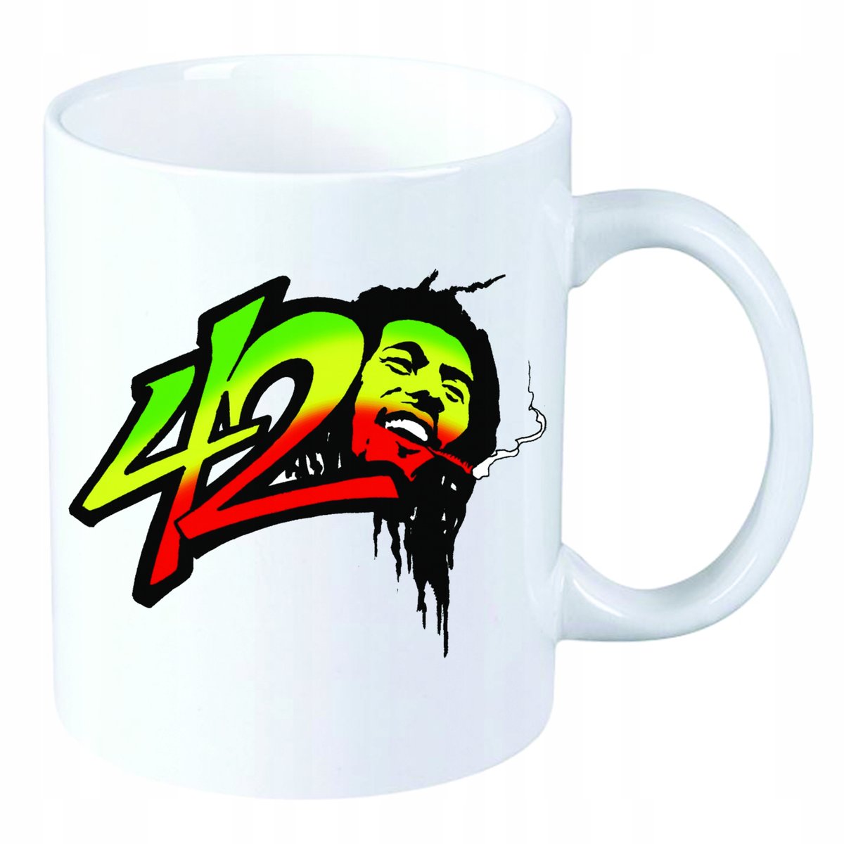KUBEK Bob Marley Ganja Marihuana Rasta Zioło 420 - Atram | Sklep EMPIK.COM