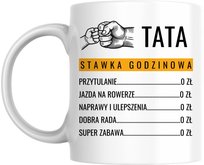 Kubek Cennik Taty na dzień taty na urodziny taty dzień ojca
