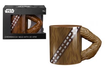 Kubek ceramiczny, 3D Star Wars Gwiezdne Wojny Chewbacca, Disney, brązowy - Exquisit
