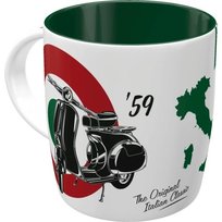 Kubek ceramiczny 43057 Vespa-The Italian Classic Nostalgic-Art Merchandising Nostalgic-Art Merchandising