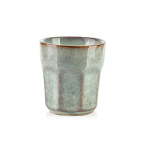 Kubek ceramiczny BASIC NATURE 100ml zielono-kremowy II gatunek Basic Nature