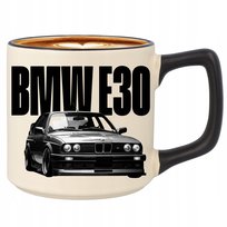 Kubek Ceramiczny Bmw E30 M3 330Ml Kremowy Czarny Prezent Dla Fana Gadżet