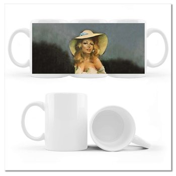 Kubek ceramiczny, Brigitte Bardot, 330 ml, ZeSmakiem, biały - ZeSmakiem