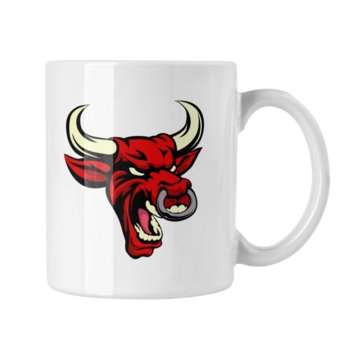 Kubek ceramiczny, Byk 3, 330 ml, Zebra, biały - Zebra